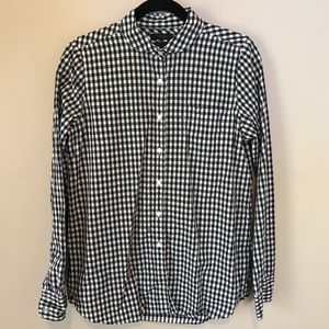 J Crew “boyfriend shirt” with Peter Pan collar